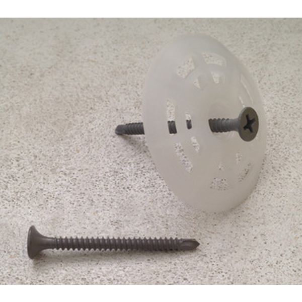 Anchor Plate with 2 inch Steel Stud Screw